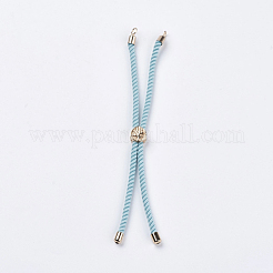 Nylon Twisted Cord Bracelet Making&nbsp;MAK-F018-09G-RS