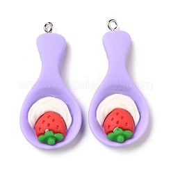 Opaque Resin Pendants&nbsp;RESI-G032-F05