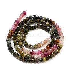 Natural Multicolor Tourmaline Beads Strands&nbsp;G-E608-C06