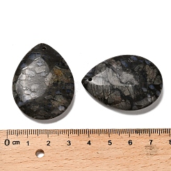 Natural Glaucophane Pendants&nbsp;G-Z088-02F