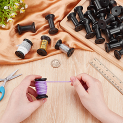 Beech Wooden Empty Spools for Wire&nbsp;WOOD-WH0051-05B