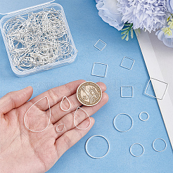 200Pcs 12 Styles Brass Linking Rings&nbsp;KK-ME0004-77