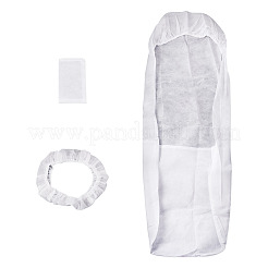 Disposable Non-woven Fabrics Car Seat & Steering Wheel Cover Sets&nbsp;AJEW-TAC0034-14