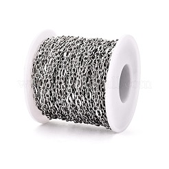 304 Stainless Steel Oval Link Chains&nbsp;CHS-Q009-15P