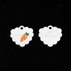 Spray Painted Alloy Pendants&nbsp;ENAM-S127-034-RS