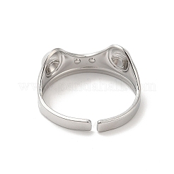 Non-Tarnish 304 Stainless Steel Cuff Finger Rings&nbsp;RJEW-L107-008P