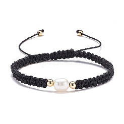 Natural Pearl Braided Bead Bracelets Set&nbsp;BJEW-JB07474