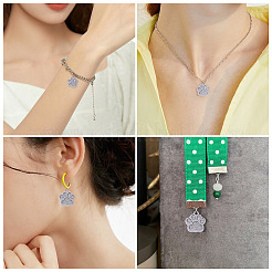 10Pcs Alloy Enamel Pendants&nbsp;FIND-TA0006-09A