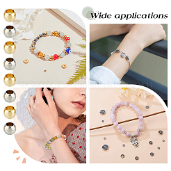 100Pcs 2 Colors 201 Stainless Steel Spacer Beads&nbsp;STAS-DC0015-08