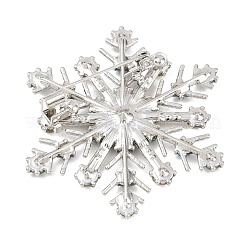 Christmas Alloy Rhinestone Lapel Pins for Backpack Clothes&nbsp;JEWB-P055-05P