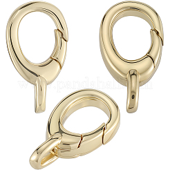 6Pcs Brass Spring Gate Rings&nbsp;KK-SC0006-45