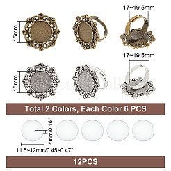DIY Blank Dome Ring Making Kit&nbsp;FIND-UN0002-39