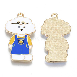 Alloy Enamel Pendants&nbsp;ENAM-T011-40KC-01-RS