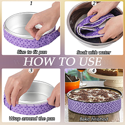 4Pcs Cloth Baking Strips for Cake Pans&nbsp;FIND-CP0002-87