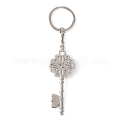 Evil Eye Resin Keychain&nbsp;KEYC-WH0029-18P