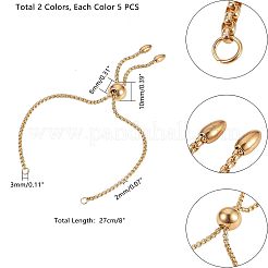 304 Stainless Steel Slider Bracelet/Bolo Bracelets Making&nbsp;MAK-UN0001-02