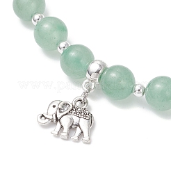 5Pcs Elephant Alloy Charm Bracelets&nbsp;BJEW-JB12520