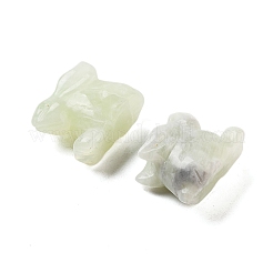 Natural New Jade Carved Figurines&nbsp;DJEW-L023-E09