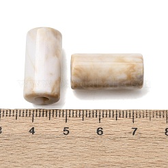 Two Tone Opaque Acrylic Imitation Gemstone European Beads&nbsp;SACR-K005-04C