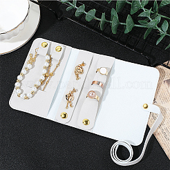 PU Imitation Leather Jewelry Rolls for Earrings Bracelets Necklaces&nbsp;AJEW-WH20020-456A