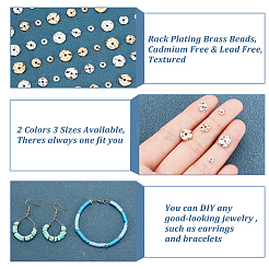 72Pcs 6 Style Rack Plating Brass Beads&nbsp;KK-FH0005-41