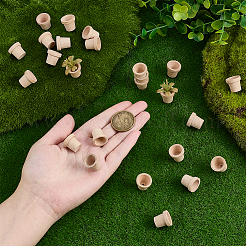 Wood Flower Pot Cover&nbsp;AJEW-PH0007-75A