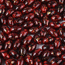 Oval Glass Seed Beads&nbsp;SEED-T009-02H