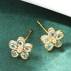 Brass Earring Studs&nbsp;X-KK-S348-421