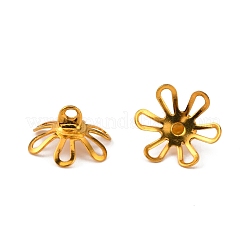 Brass Bead Cap Pendant Bails&nbsp;KK-WH0044-56G