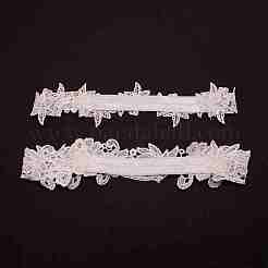 Lace Elastic Bridal Garters&nbsp;LS-OCOR-WH0075-02