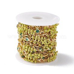 Handmade Eco-friendly Brass Square Link Chains&nbsp;CHC-E025-02G