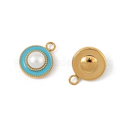 ABS Plastic Imitation Pearl Pendants&nbsp;STAS-P396-12G-M
