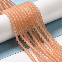 Imitate Austrian Crystal Frosted Glass Beads Strands&nbsp;EGLA-A039-T3mm-MD15