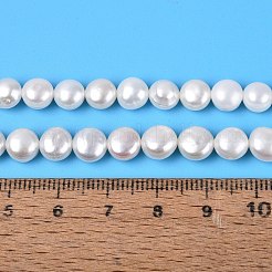 Natural Cultured Freshwater Pearl Beads Strands&nbsp;PEAR-N014-07N