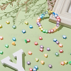 240Pcs 12 Style Handmade Polymer Clay Beads&nbsp;CLAY-YW0001-29