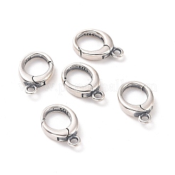 925 Sterling Silver Spring Gate Clasps&nbsp;STER-D036-11AS