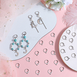 120Pcs 304 Stainless Steel Leverback Earring Findings&nbsp;STAS-SC0006-28P