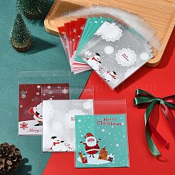 3 Bags 3 Styles Rectangle OPP Cellophane Bags for Christmas&nbsp;OPC-FS0001-01B