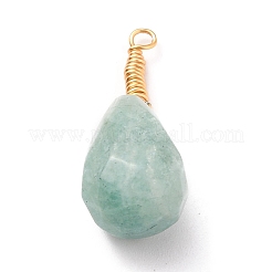 Wire Wrapped Faceted Natural Green Aventurine & Amethyst & Lapis Lazuli & Labradorite Pendants&nbsp;X-PALLOY-JF00542