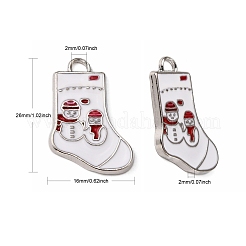 Alloy Enamel Pendants&nbsp;ENAM-P030-2