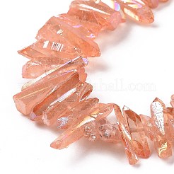 Natural Quartz Crystal Points Beads Strands&nbsp;G-K181-B23