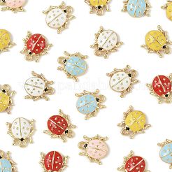 24Pcs Alloy Enamel Charms&nbsp;ENAM-FS0003-75