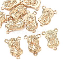 Nickel Free & Lead Free Golden Alloy Virgin Links for Rosary Bead Necklace Making&nbsp;PALLOY-J218-057G