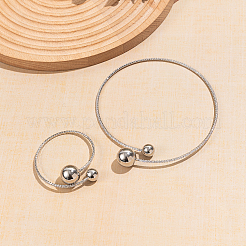 Brass Round Cuff Choker & Bangle Sets&nbsp;CD6248