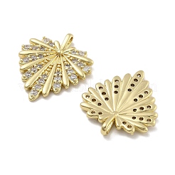 Brass Micro Pave Cubic Zirconia Pendants&nbsp;KK-U060-12G