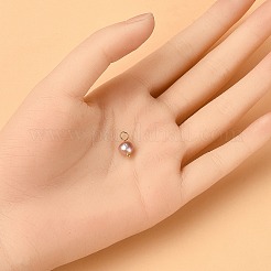 12Pcs 2 Colors Natural Cultured Freshwater Pear Two Sides Polished Charms&nbsp;FIND-YW0004-28