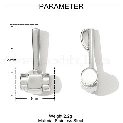 304 Stainless Steel Pendants&nbsp;STAS-OY001-32P