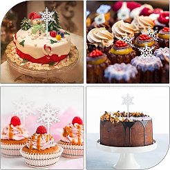 8 Sets 2 Style Acrylic Mirror Cake Toppers&nbsp;DIY-FH0004-90B