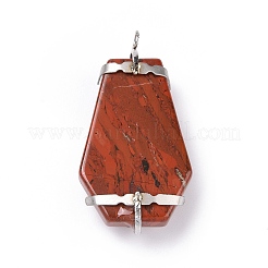 Natural Red Jasper Pendants&nbsp;G-C246-01D-P