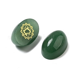 Natural Green Aventurine Oval Display Decorations&nbsp;G-F774-01A